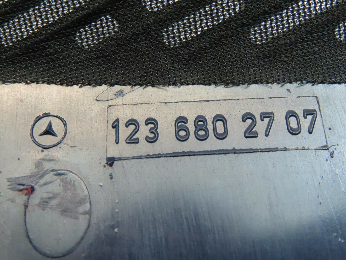 11491 Mercedes-Benz C123 230CE Coupe Front Right Speaker Cover Blue 1236802707