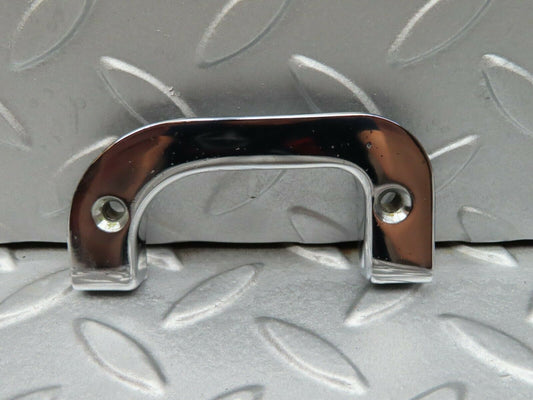 4527 Mercedes-Benz W123 230E Left Interior Chrome Door Latch Trim 1237230124