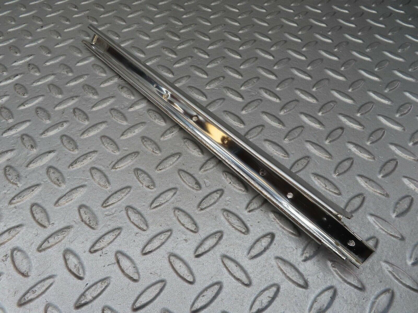 13190 Mercedes-Benz W111 220S Rear Right Door Front Chrome Window Channel