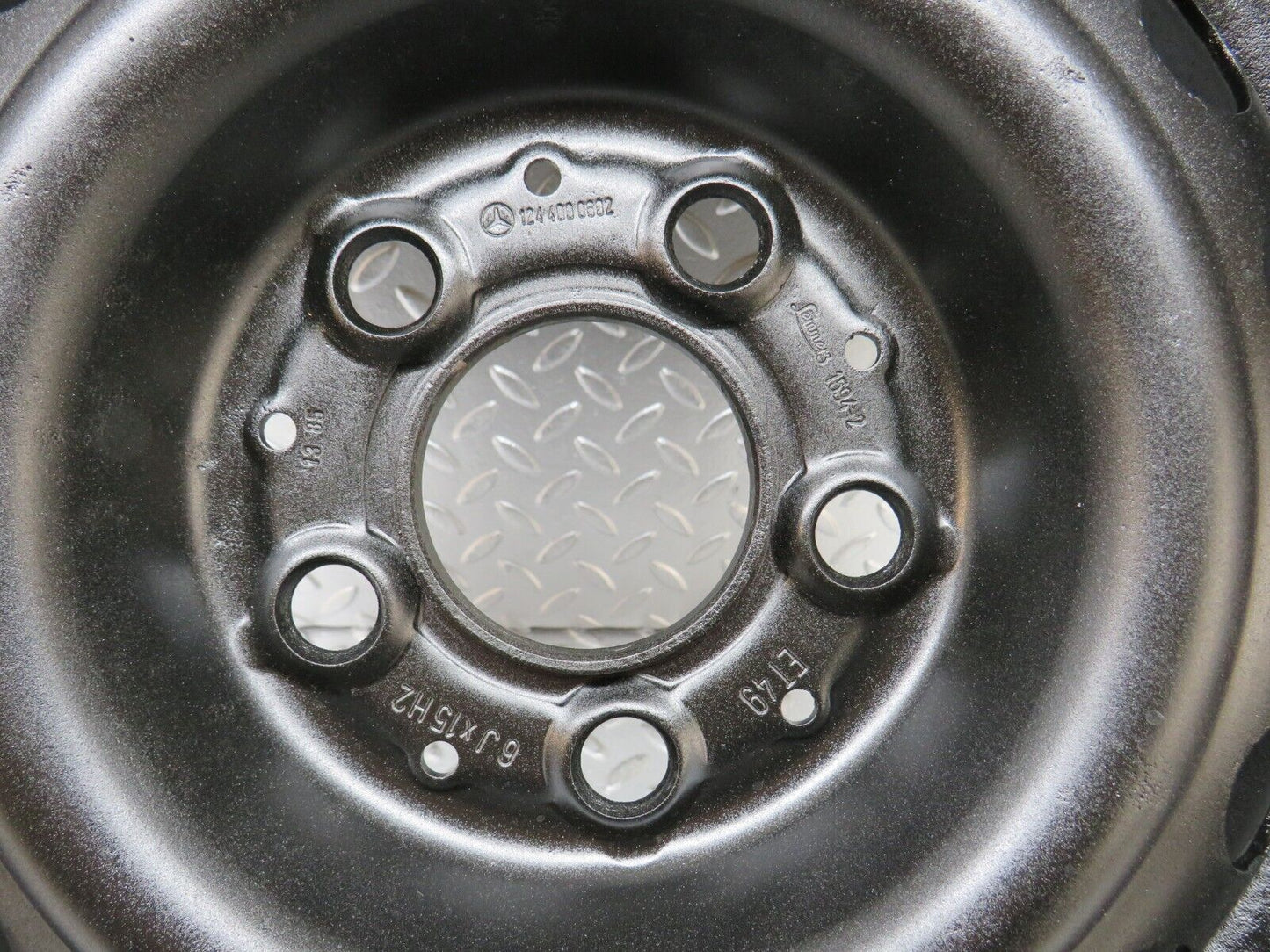 25341 Mercedes-Benz Steel Wheel 6Jx15H2 ET49 5x112 1244000602