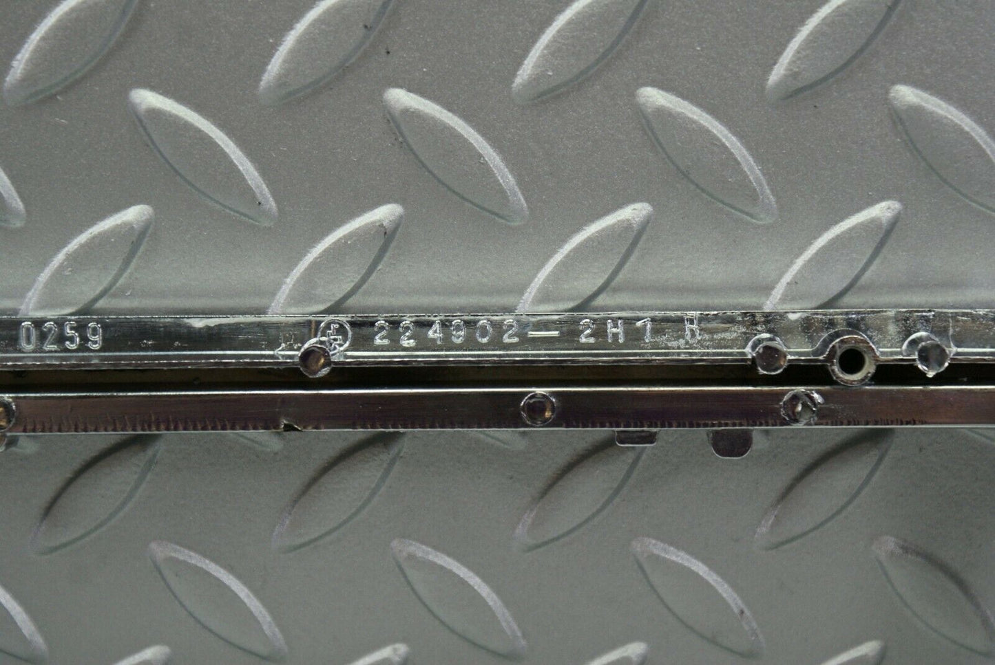 3091 Mercedes-Benz W115 220D Tail Light Chrome Frame Right Side 1158260259