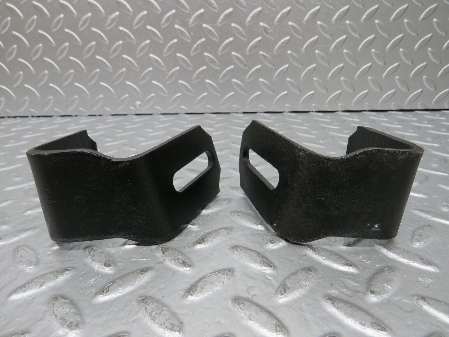 26754 Mercedes-Benz W116 450SE Front Bumper Holder Bracket Pair