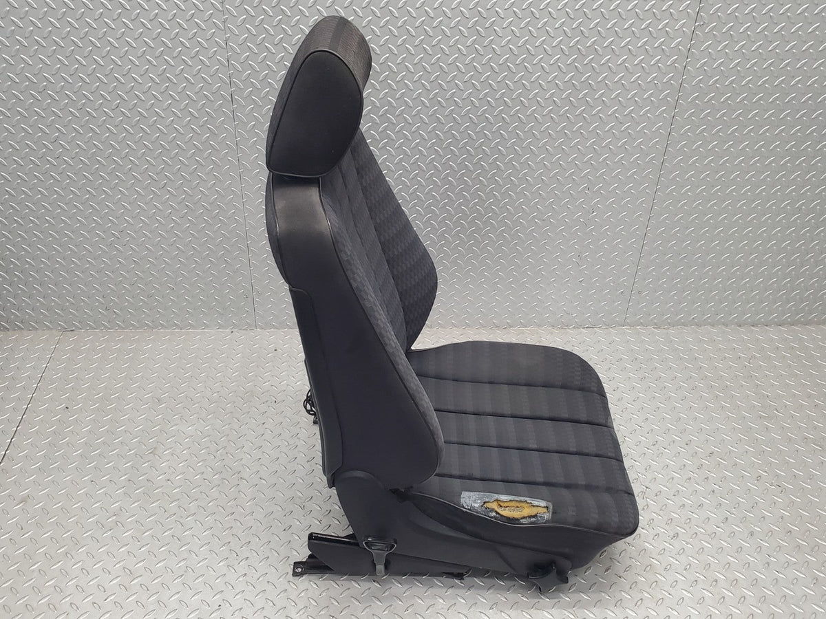W201 Baby Benz front right driver seat black used OEM