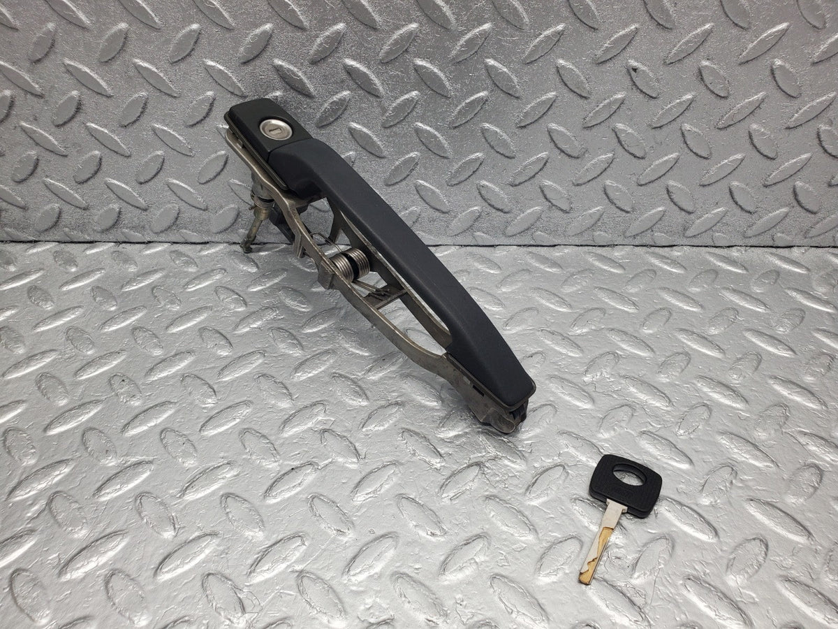 W201 Baby Benz front right door exterior handle with key used OEM