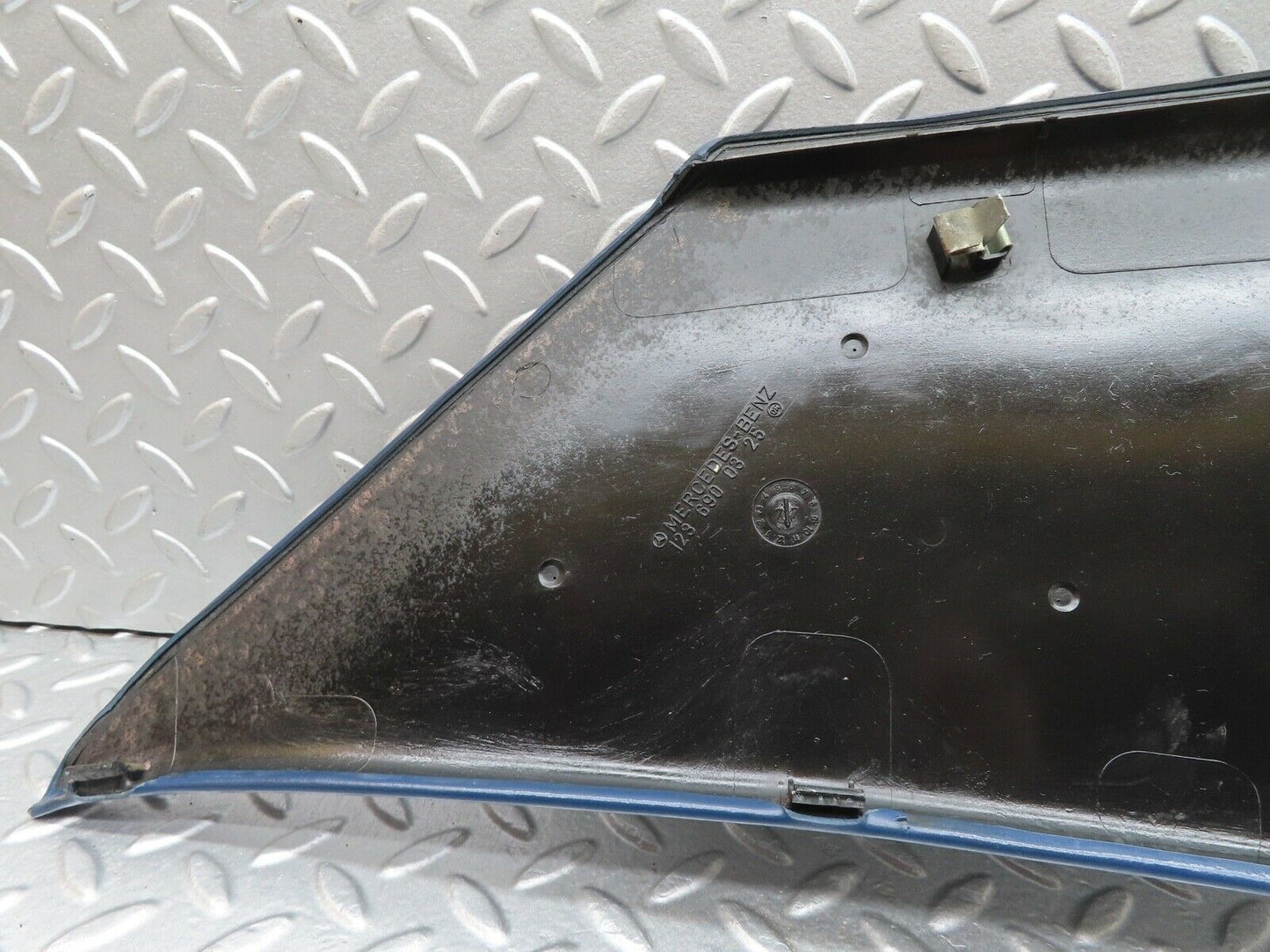 17935 Mercedes-Benz W123 200 C Pillar Cover Panel Left Side Blue 1236900325
