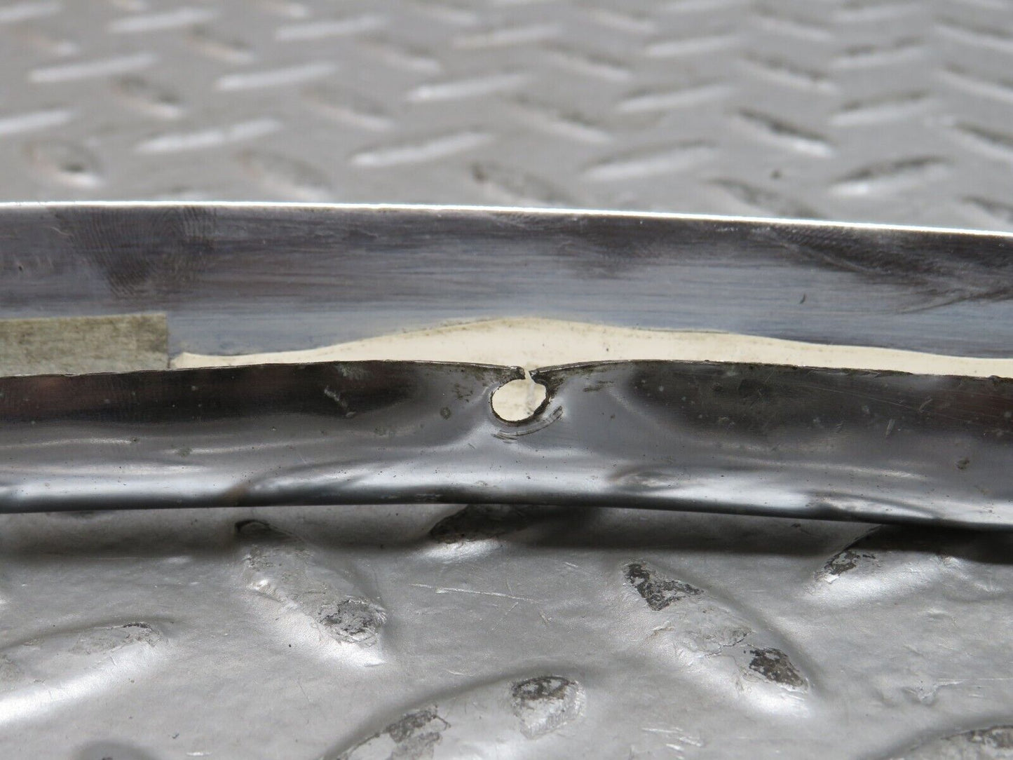 28180 Mercedes-Benz W123 280E Wheel Arch Chrome Fender Trim Front Left