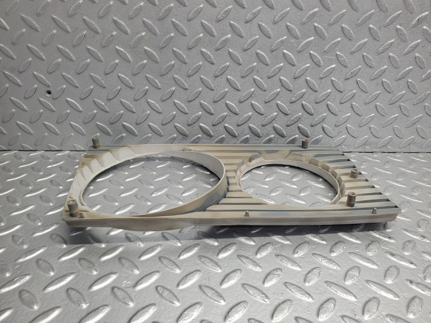 W123 headlight lens cover frame left used OEM
