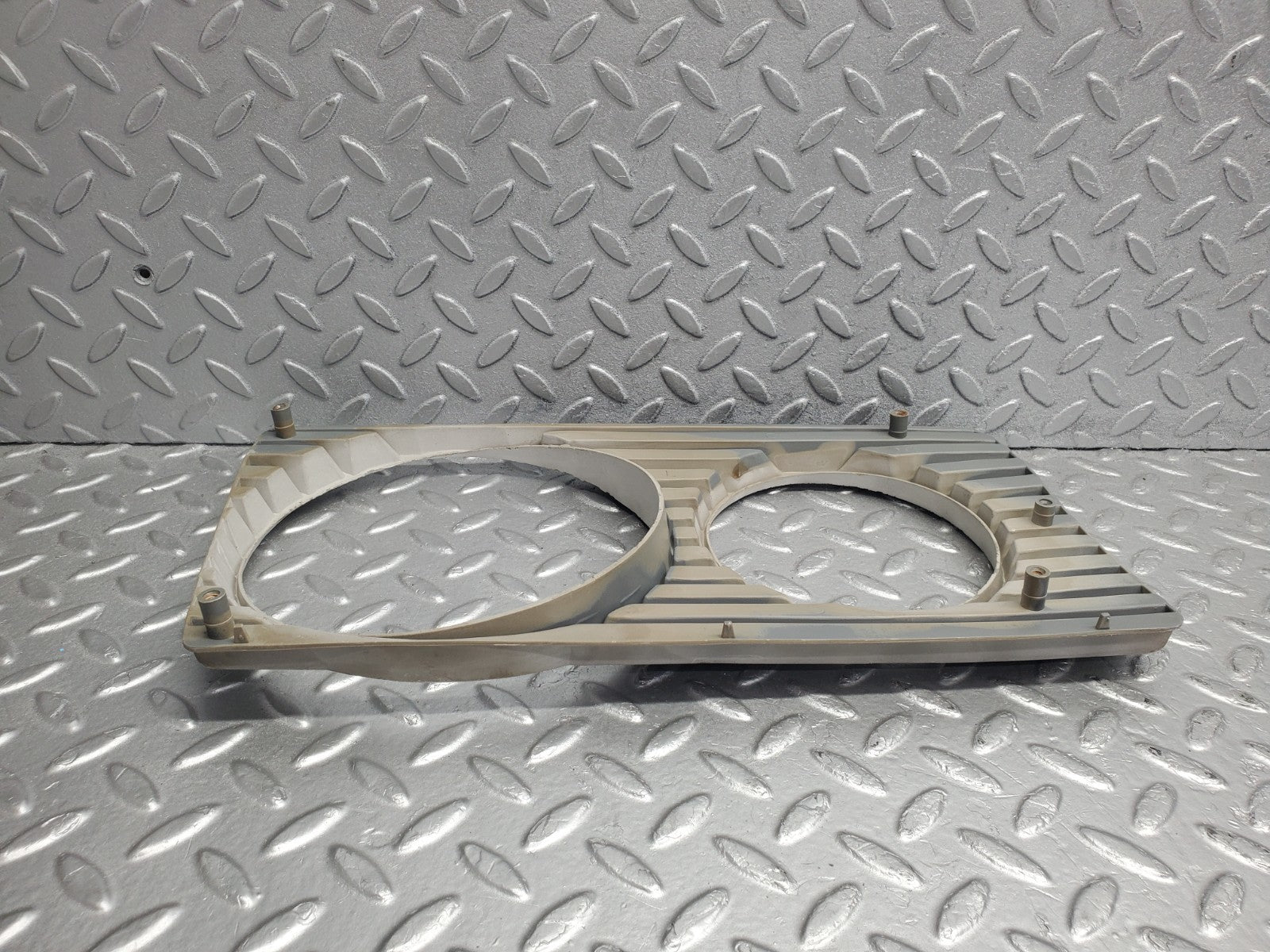 W123 headlight lens cover frame left used OEM