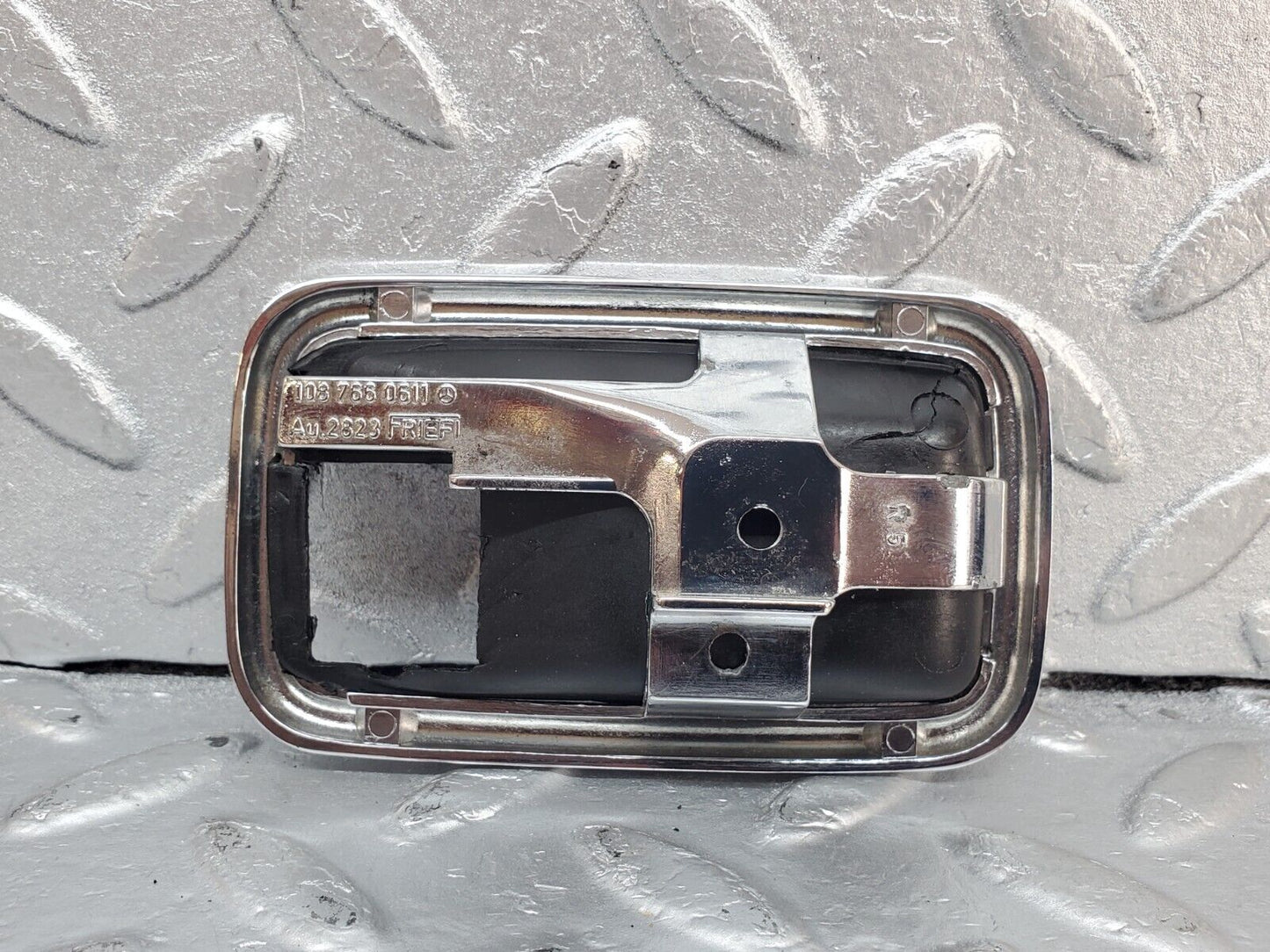 44390 Mercedes-Benz W123 280E Chrome Frame For Door Opener Right 1087660611