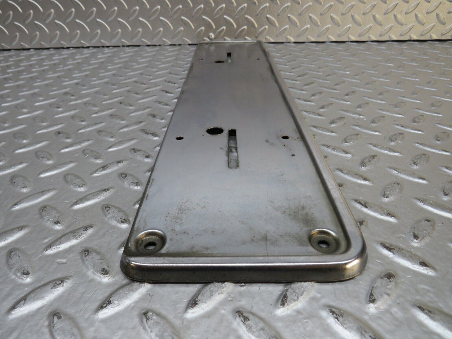 28248 Mercedes-Benz S123 240D Wagon Rear number Plate Holder Chrome