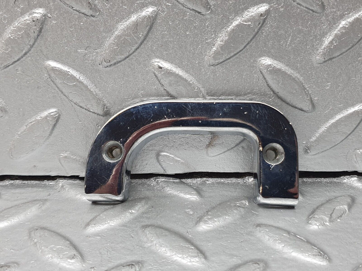 40764 Mercedes-Benz W123 300D Interior Chrome Door Latch Trim Left 1237230124