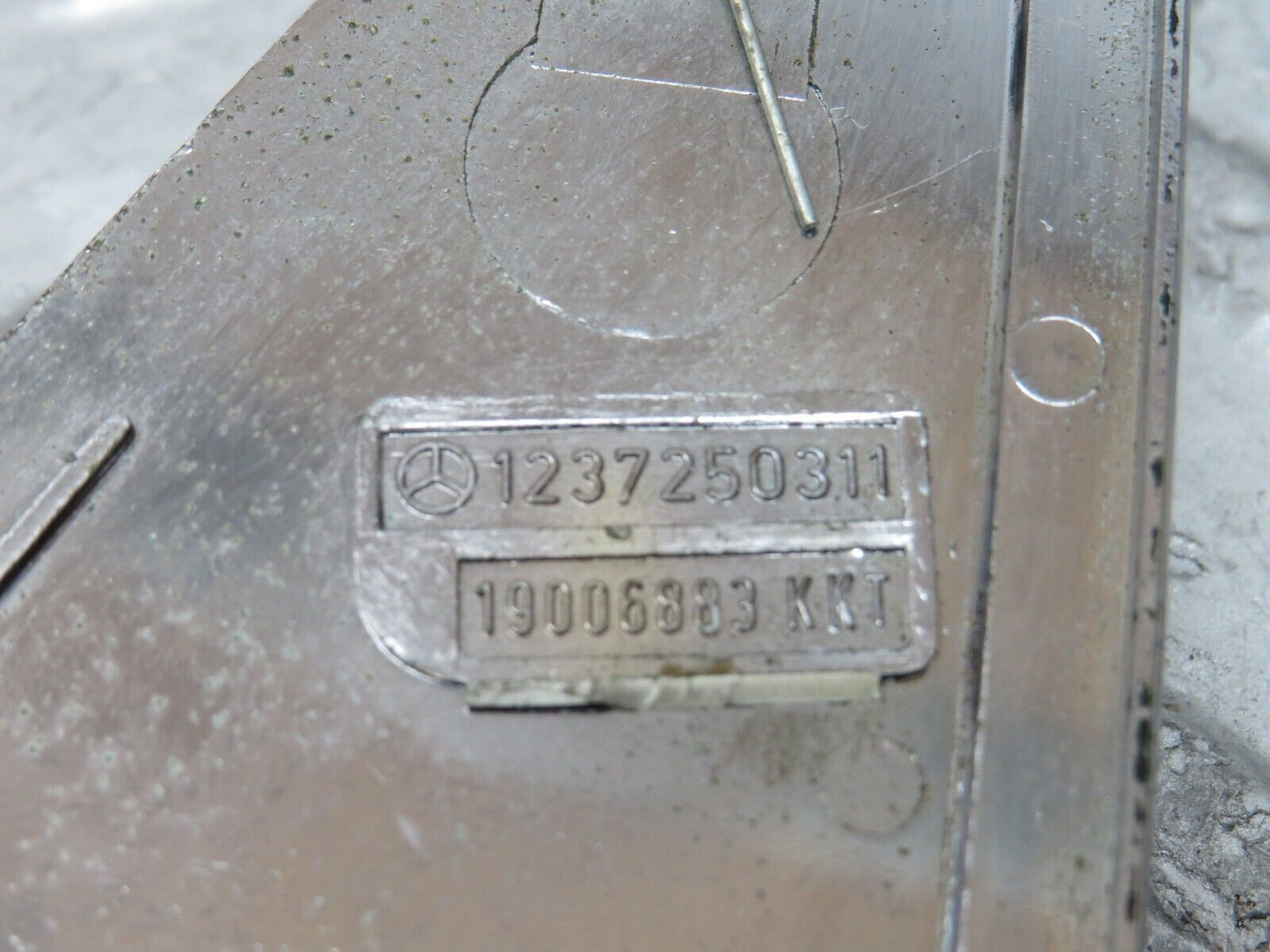 28834 Mercedes-Benz W123 230E Mirror Triangle Cover Left Side 1237250311