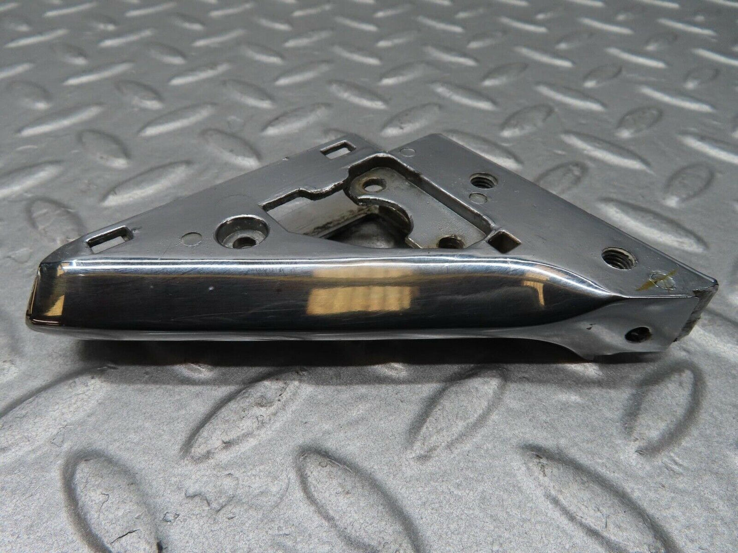 14068 Mercedes-Benz C107 280SLC Right Wing Mirror Triangle Chrome Bracket