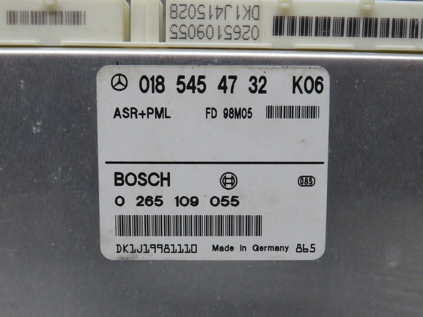 24697 Mercedes-Benz W140 S320 ASR + PML Control Unit 0185454732 0265109055