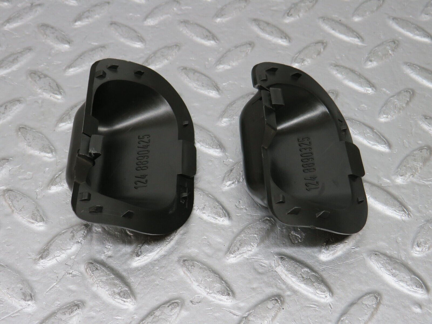 37742 Mercedes-Benz A124 320E Cabriolet Windscreen Washer Nozzle Cover Pair 1248890325 1248890425