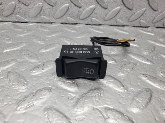 W201 Baby Benz rear heated window switch used OEM