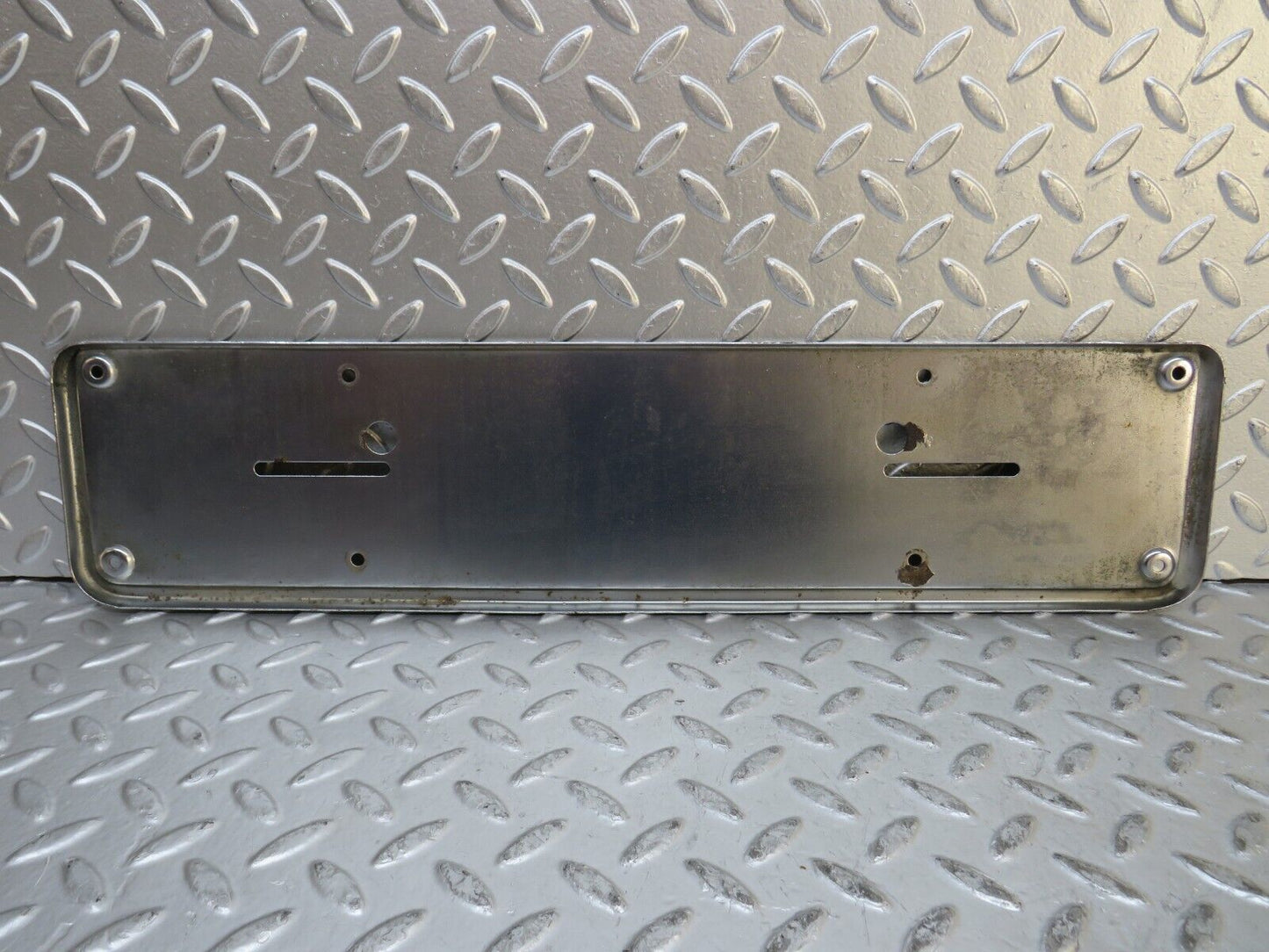 28248 Mercedes-Benz S123 240D Wagon Rear number Plate Holder Chrome