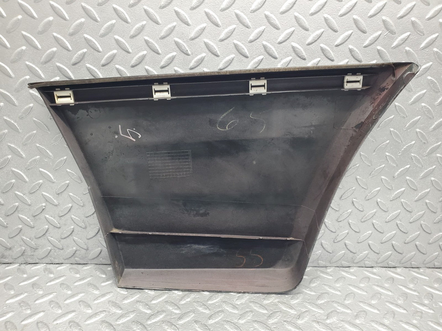 W201 Baby Benz rear left fender wing moulding trim used OEM