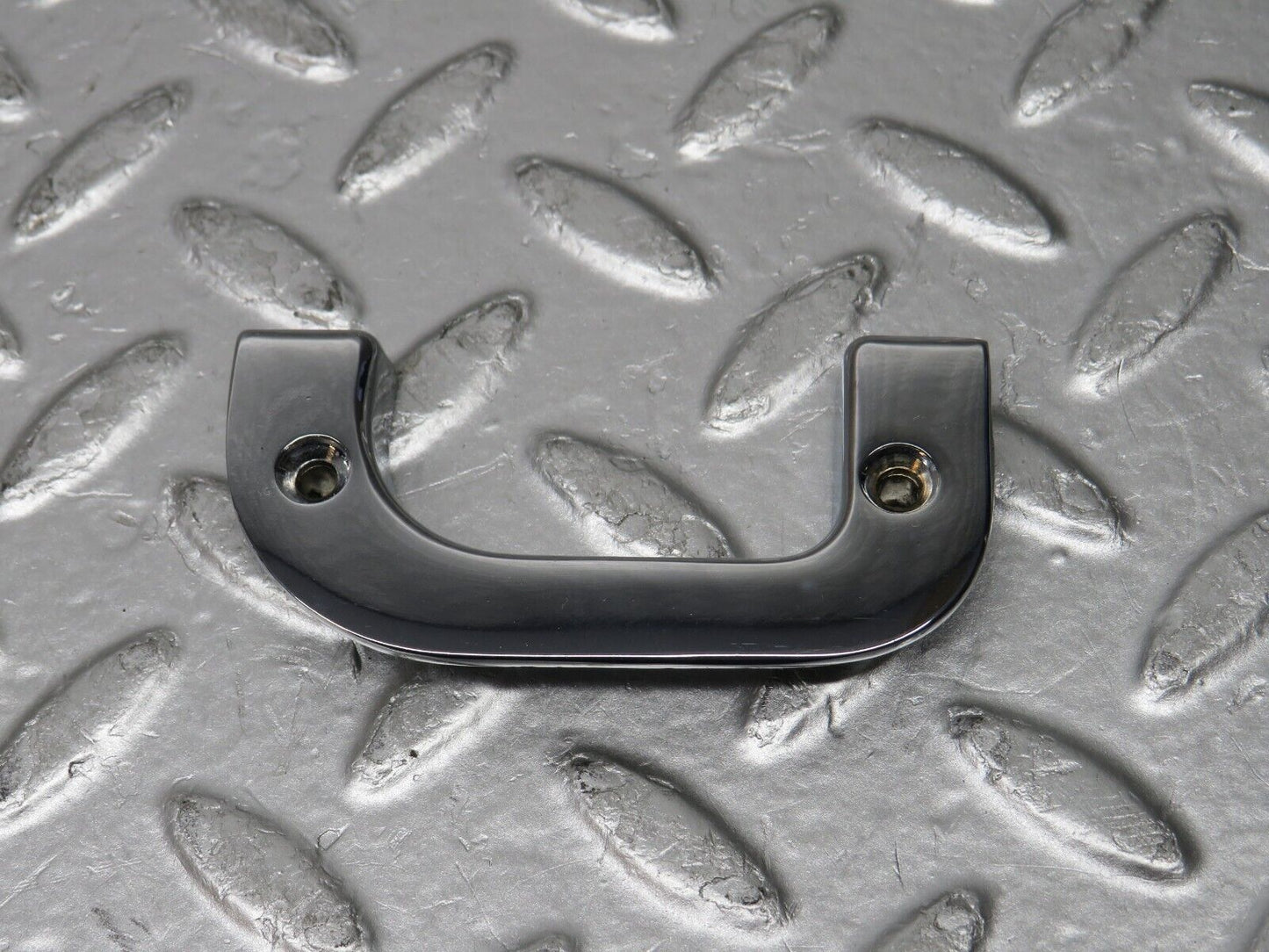 0542 Mercedes-Benz W123 230E Right Interior Chrome Door Latch Trim 1237230224