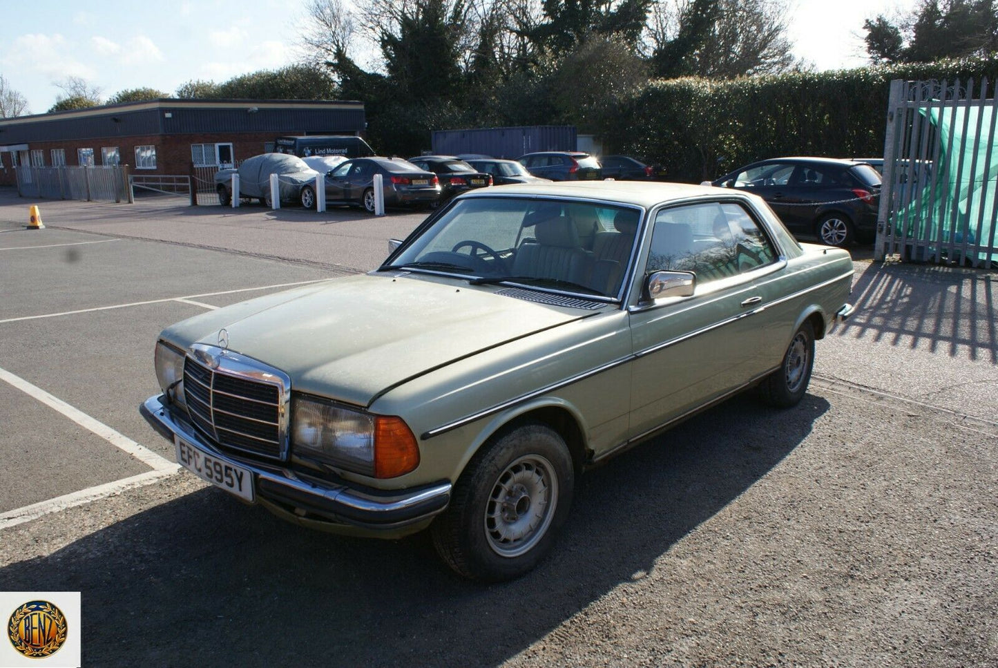 2738 Mercedes-Benz C123 280CE Coupe A Pillar Panel Left Side Beige
