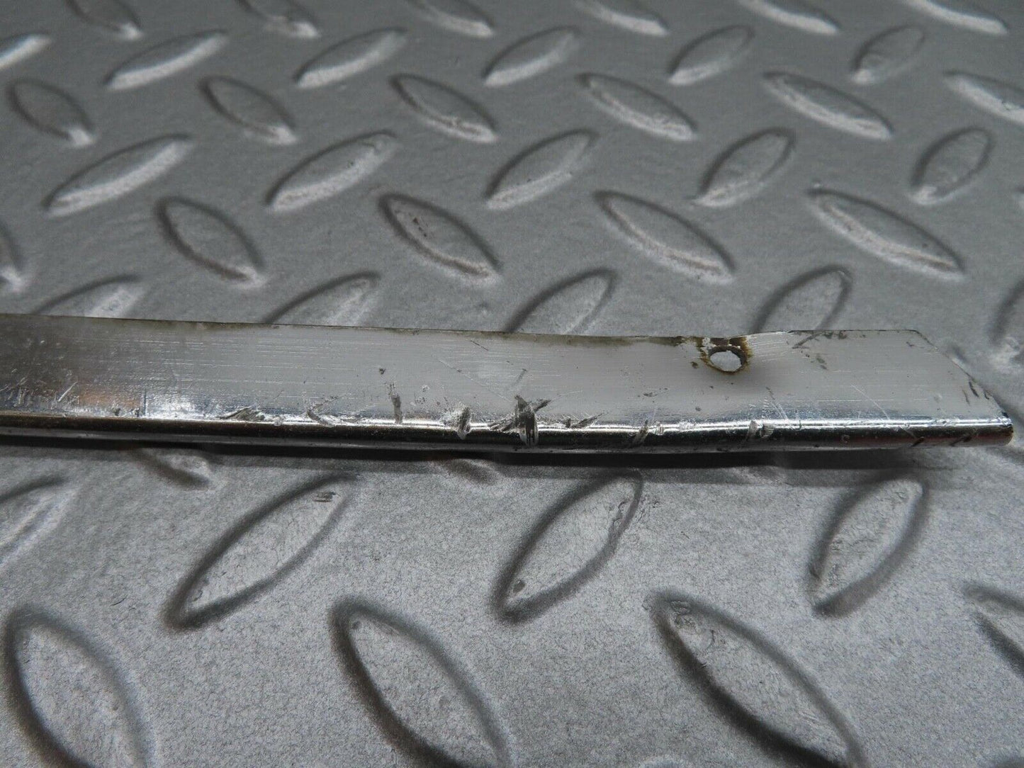 14163 Mercedes-Benz C107 280SLC Headlight Upper Chrome Fender Trim Left Pair
