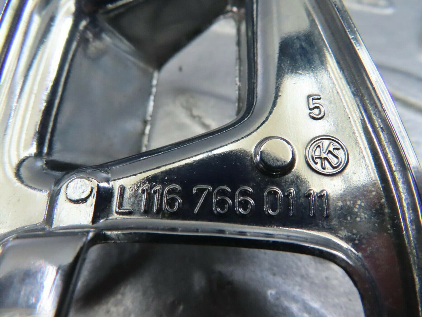 10833 Mercedes-Benz W123 230E Chrome Frame For Door Opener Left 1167660111
