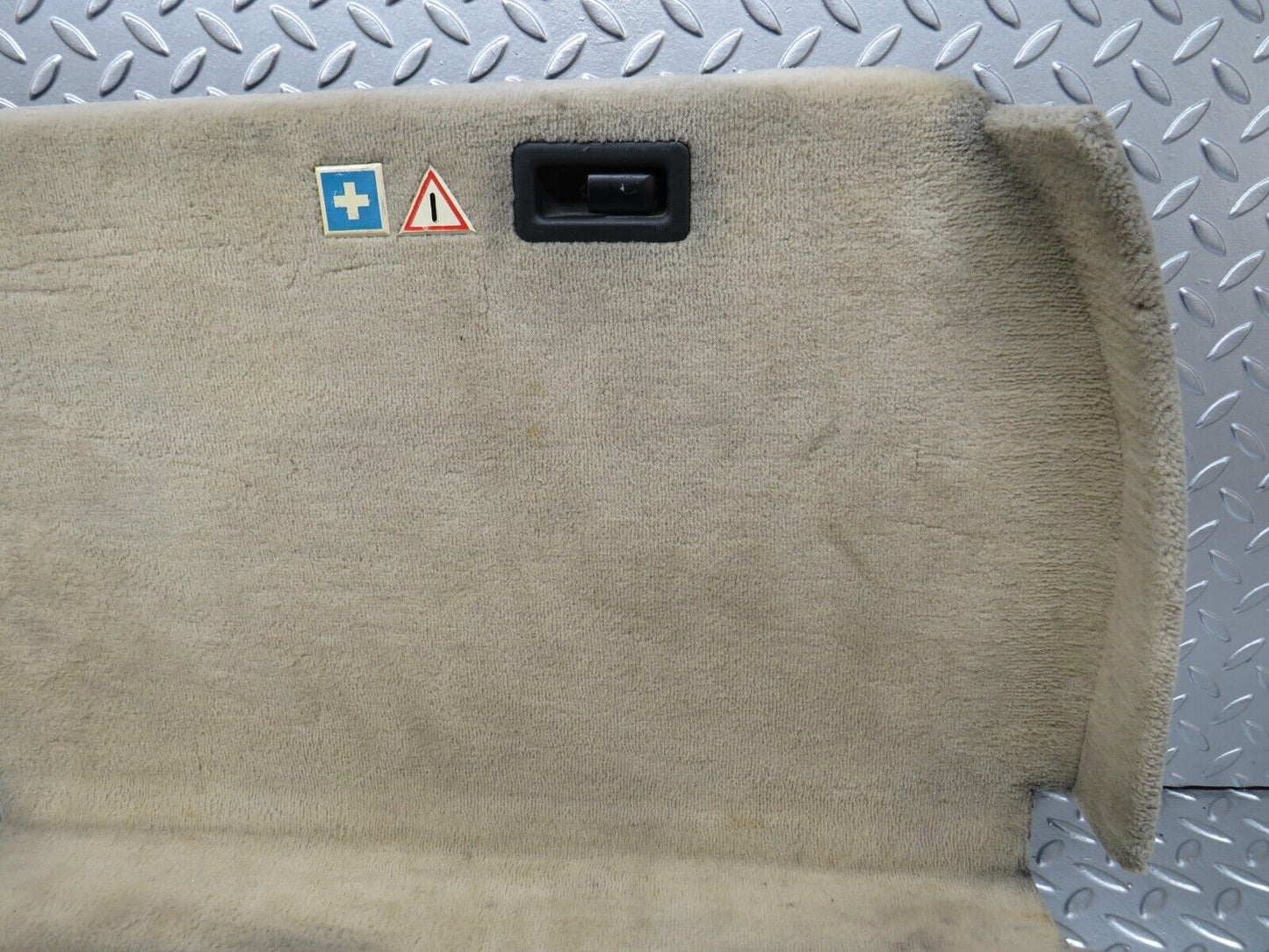 27571 Mercedes-Benz S124 300TE Trunk Boot Side Cover Panel Beige 1246925689