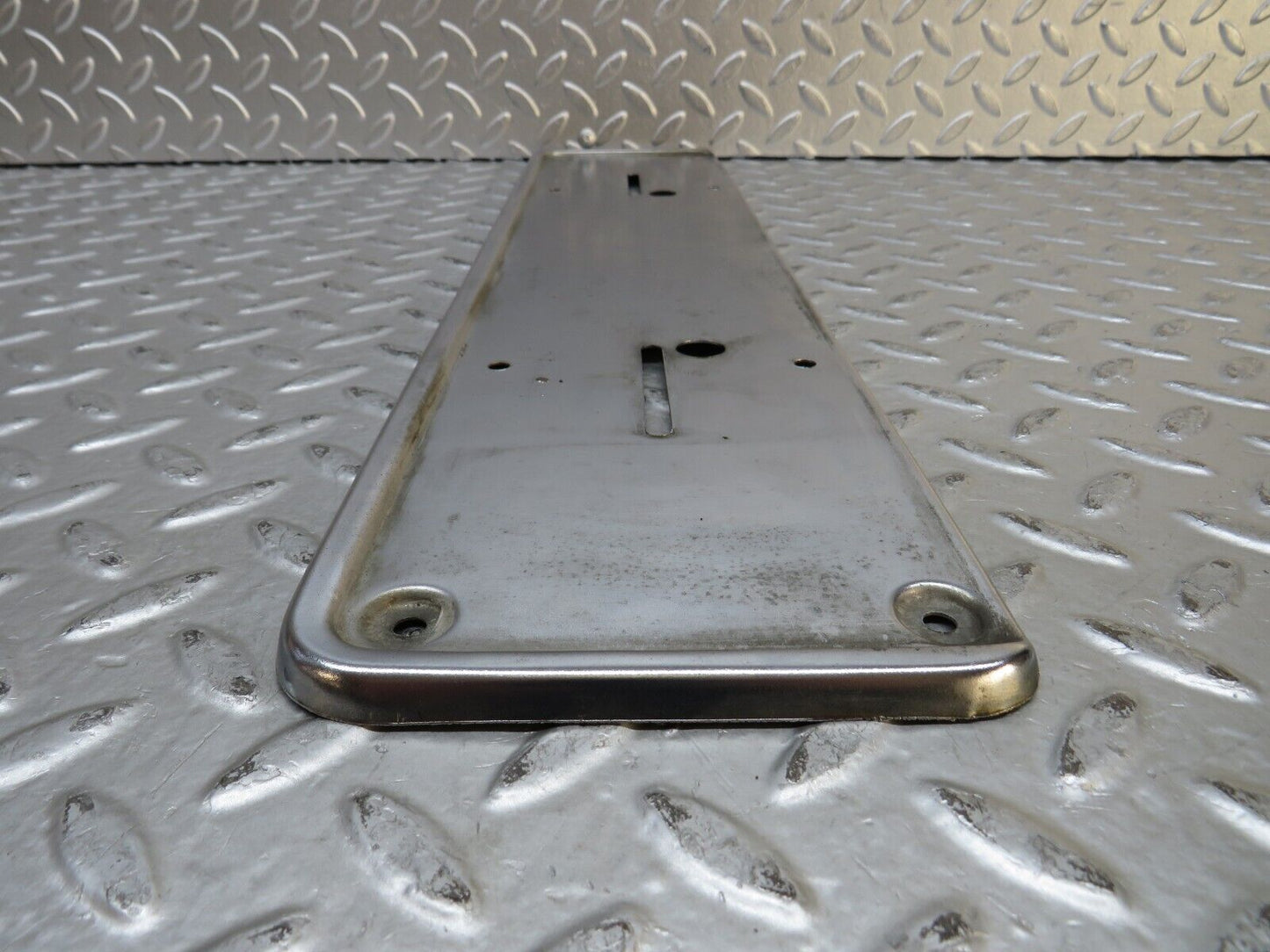 28248 Mercedes-Benz S123 240D Wagon Rear number Plate Holder Chrome