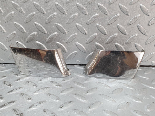 41244 Mercedes-Benz W126 300SE Front Bumper Cover Chrome Pair