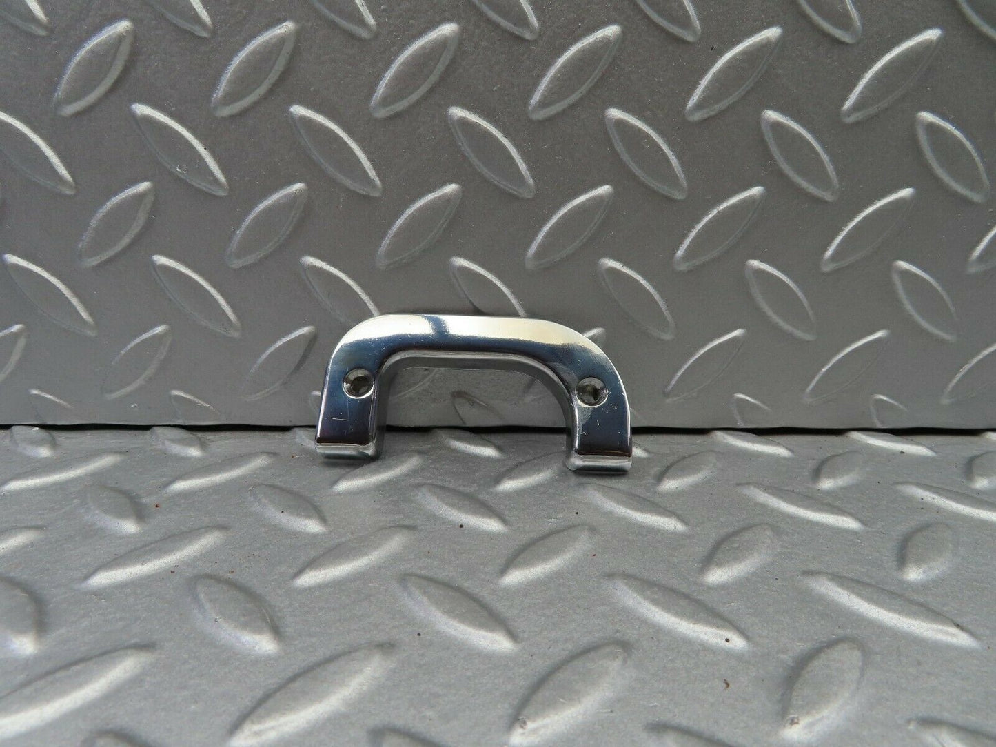5839 Mercedes-Benz W123 200 Right Interior Chrome Door Latch Trim 1237230224