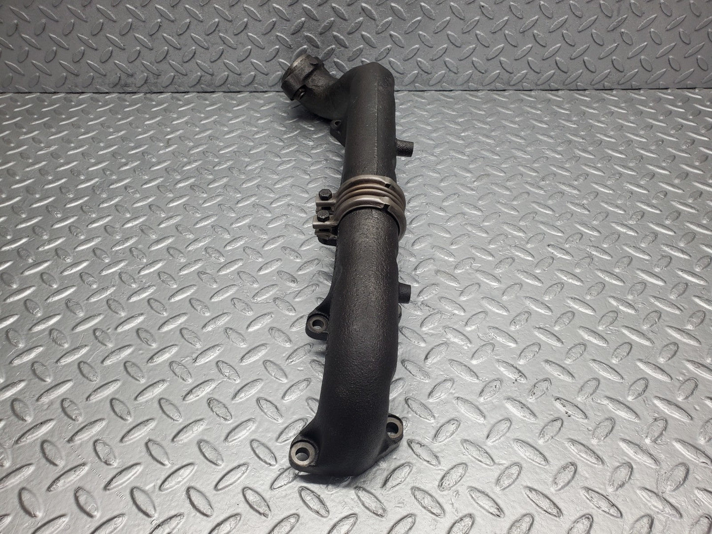 W126 Coupe exhaust manifold right used OEM