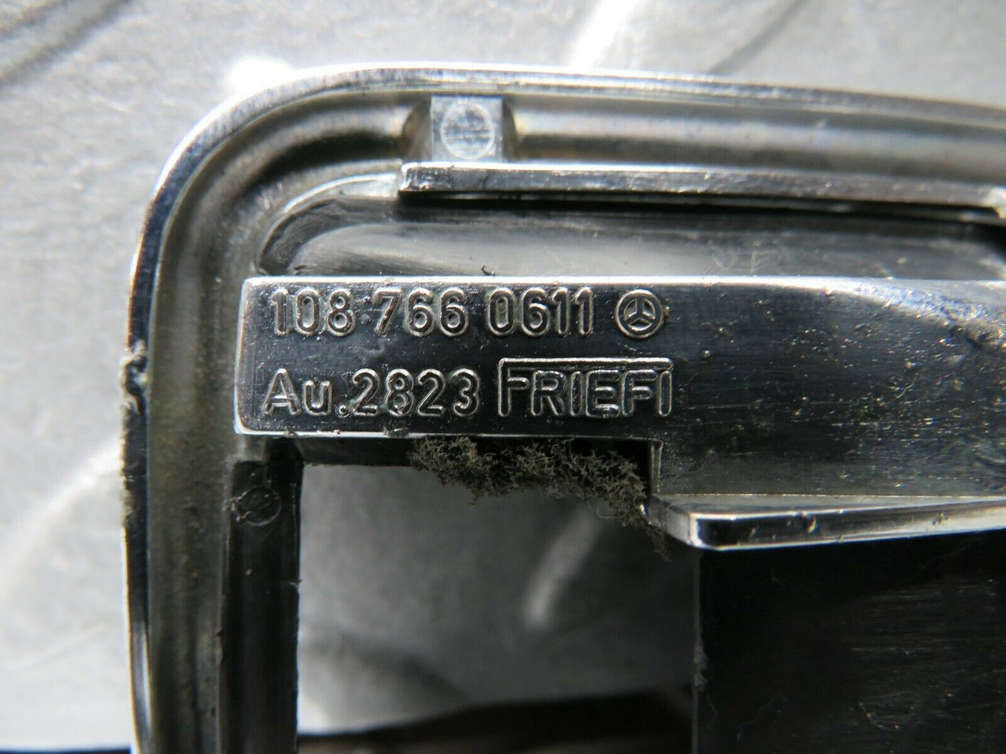 21973 Mercedes-Benz S123 280TE Chrome Frame For Door Opener Right 1087660611