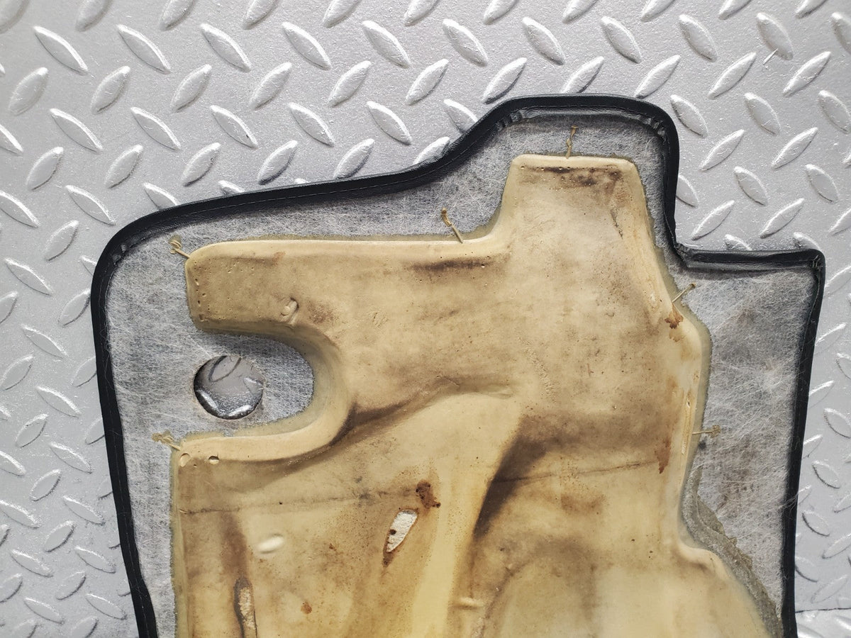 W201 Baby Benz front right floor carpet black used OEM