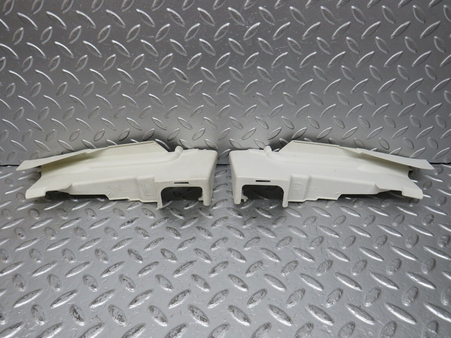 31221 Mercedes-Benz S124 220TE Fr. Door Lock Cover Pair 1247231808 1247231708
