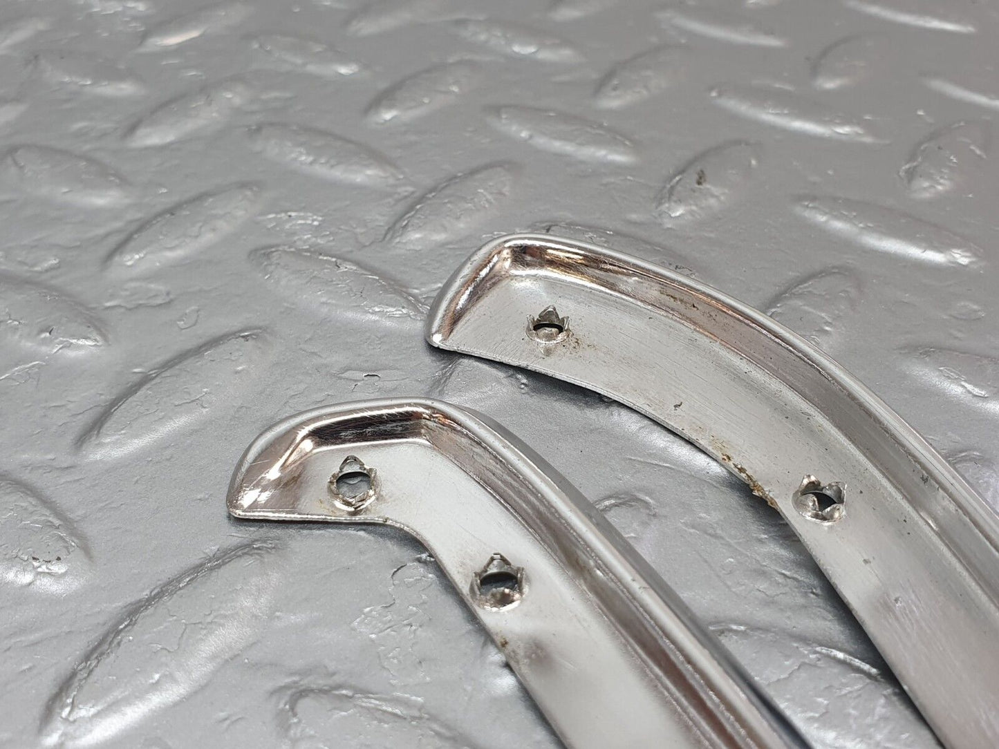 43153 Mercedes-Benz W108 280SE Interior Door Handle Chrome Trim Pair Right