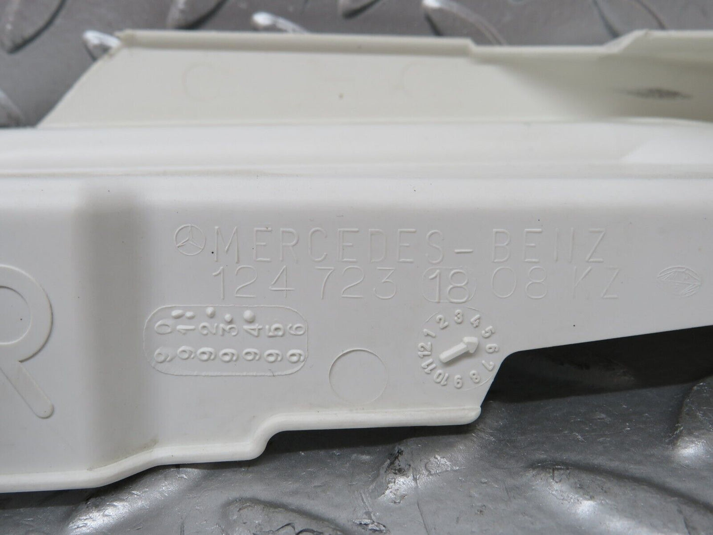 25972 Mercedes-Benz W124 280E Front Door Lock Cover Pair 1247231808 1247231708