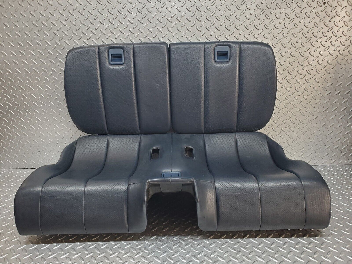 45156 Mercedes-Benz R129 300SL Coupe Rear Seat Set Blue Leather 1299220001