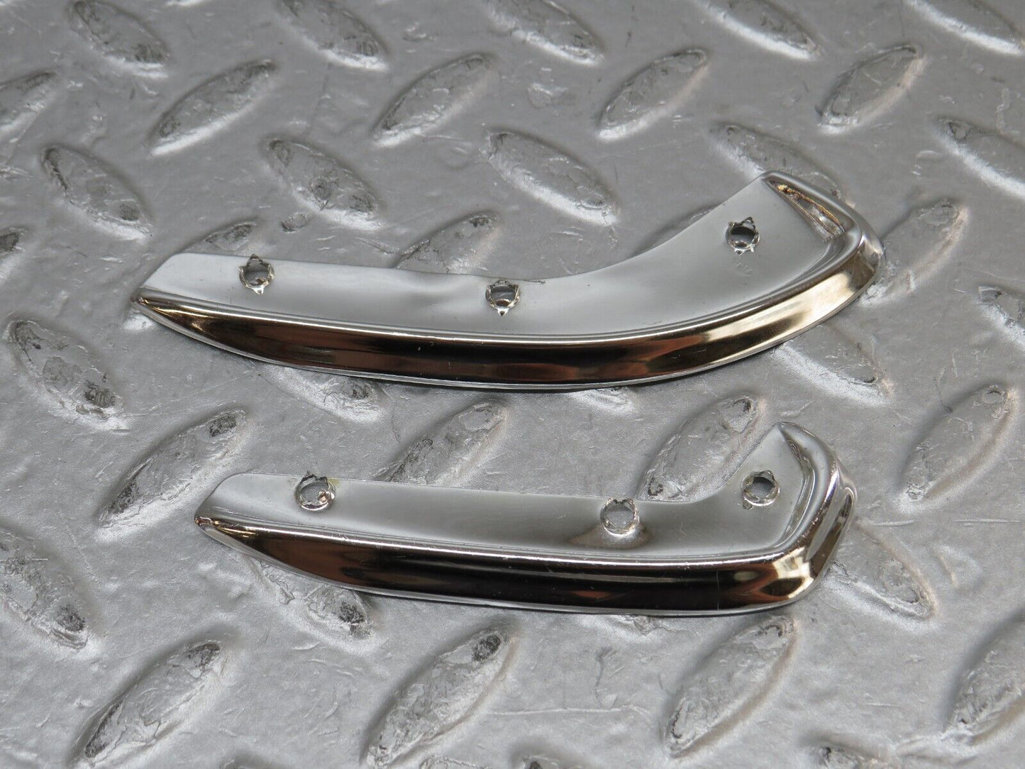 37297 Mercedes-Benz W109 300SEL Interior Door Handle Chrome Trim Pair Right