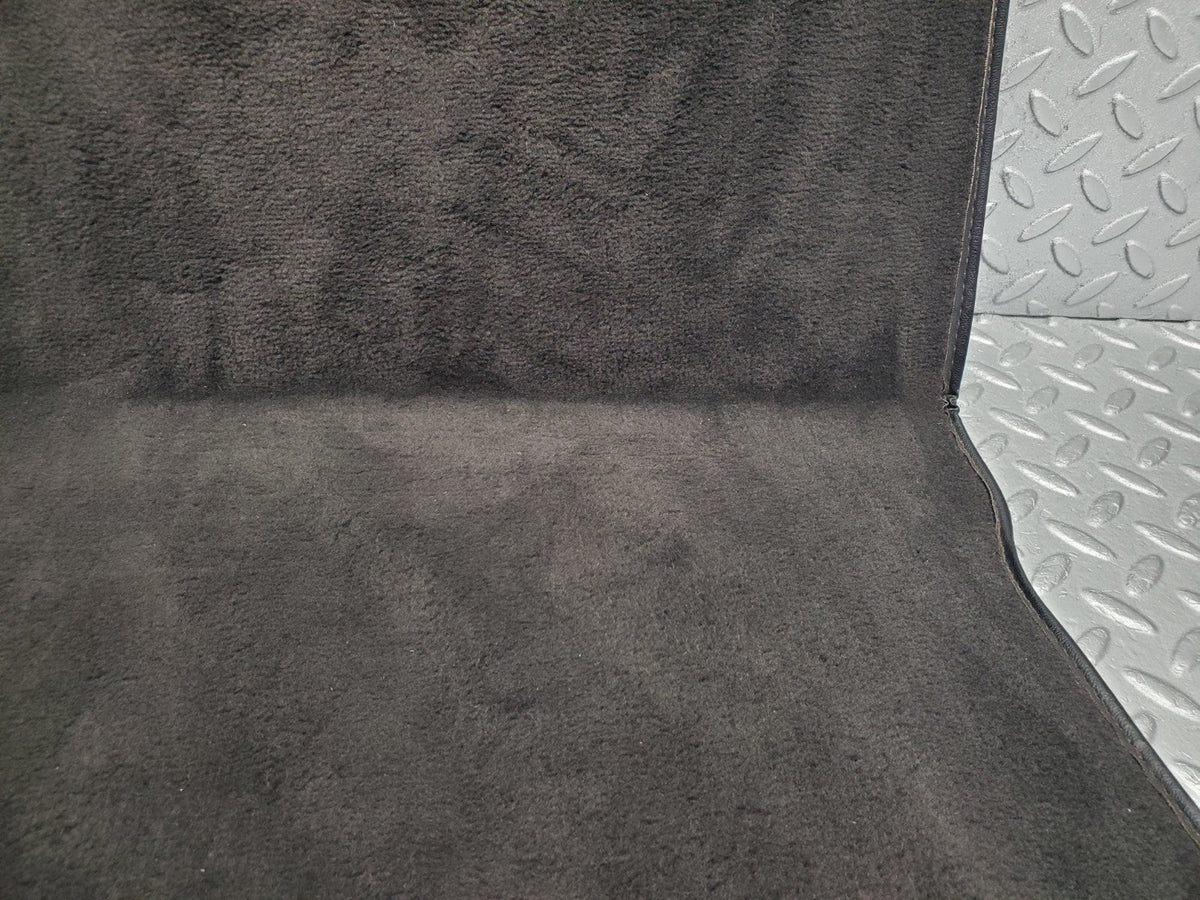 W201 Baby Benz front left floor carpet black used OEM