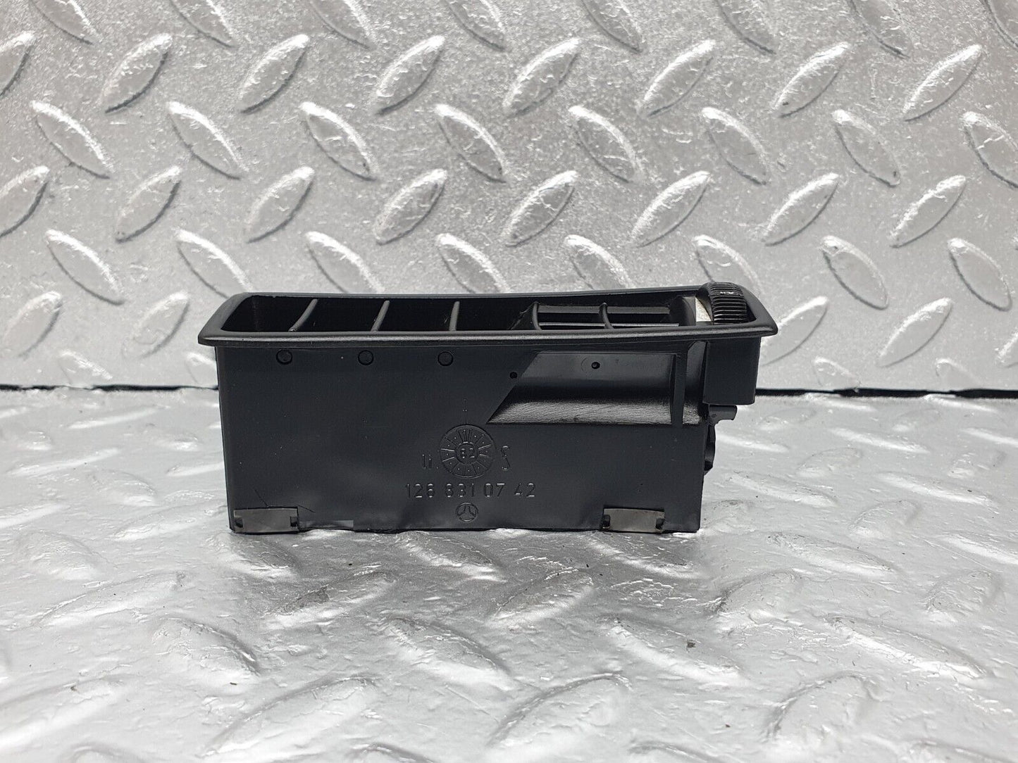 43587 Mercedes-Benz C126 380SEC Coupe Dashboard Air Vent Left Side 1268310742