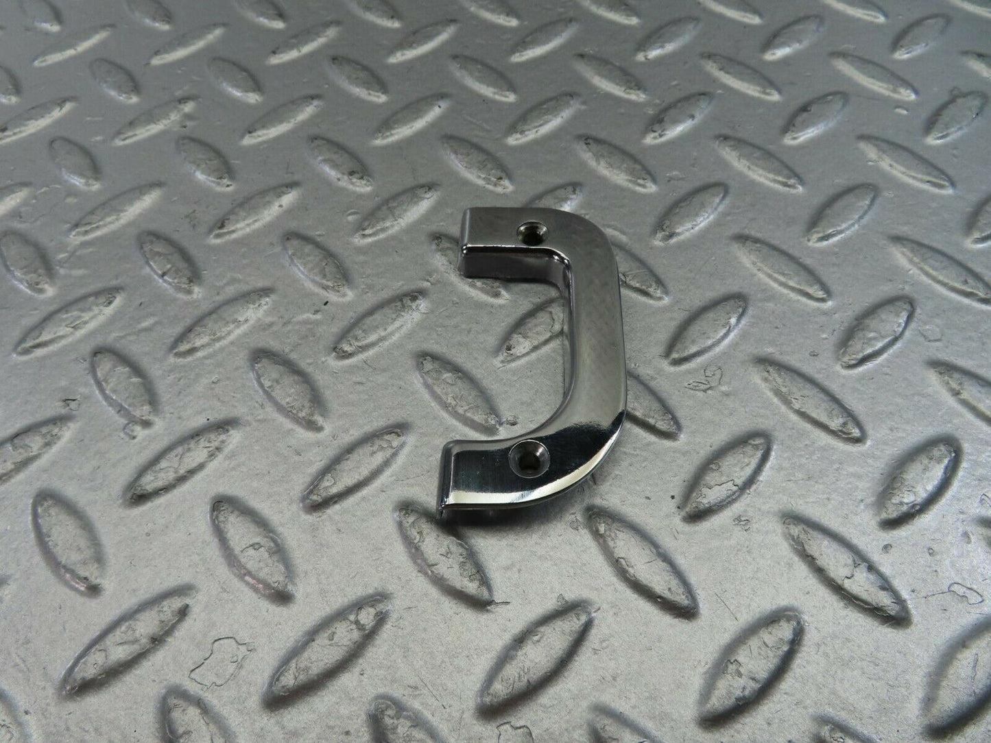 10829 Mercedes-Benz W123 230E Right Interior Chrome Door Latch Trim 1237230224