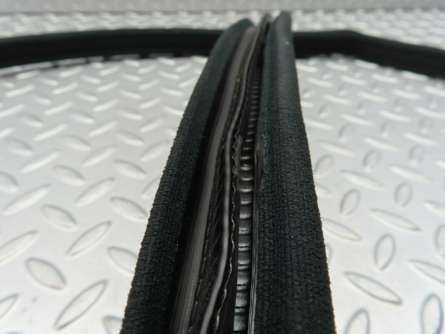 6636 Mercedes-Benz S124 E220 Wagon Rear Left Cloth Covered Door Seal