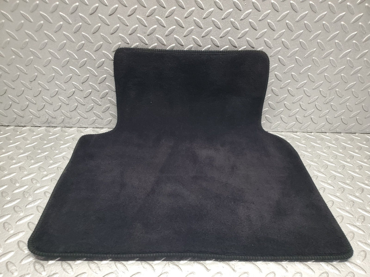 W201 Baby Benz rear left floor mat dark blue used OEM