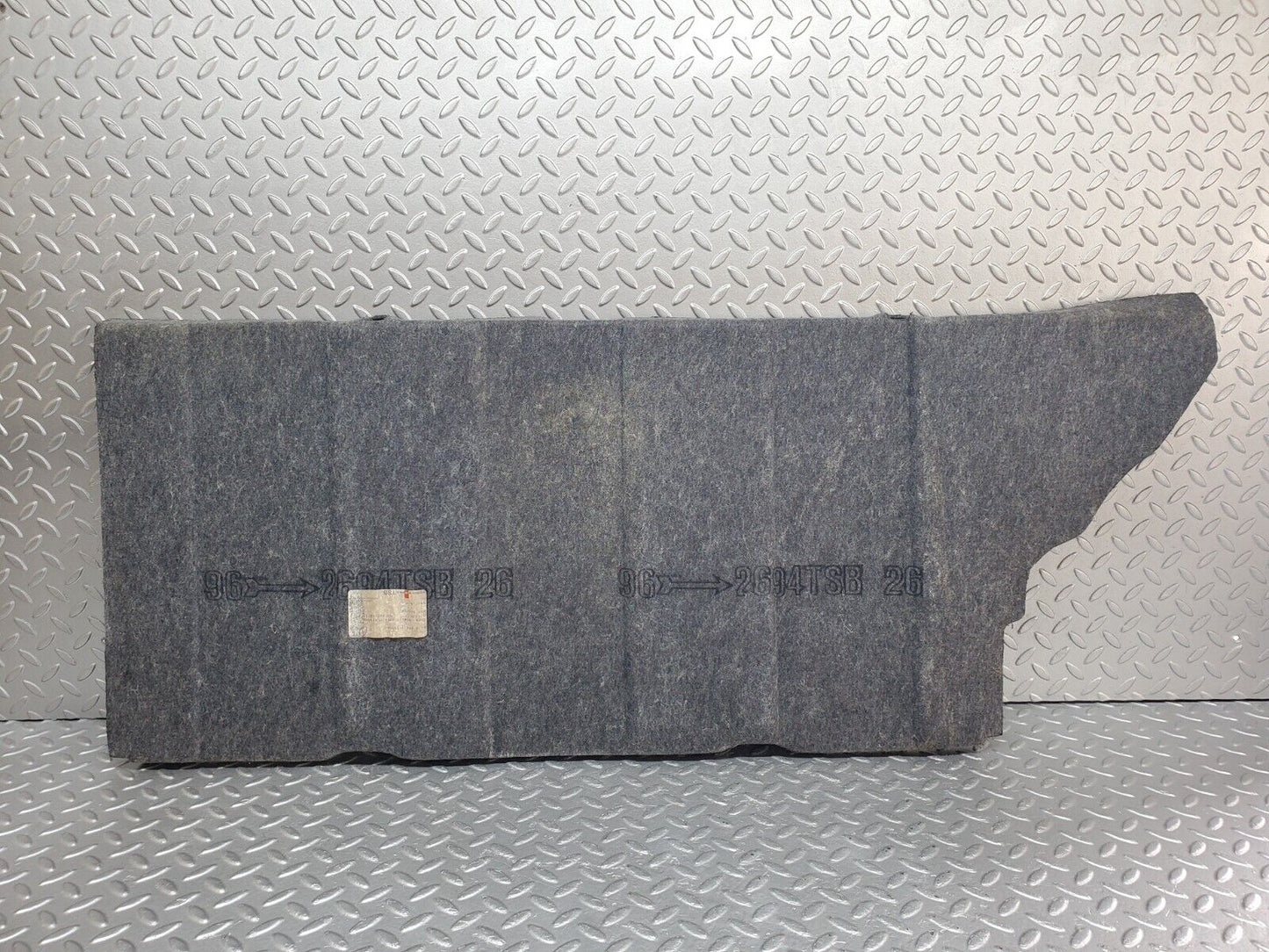 44699 Mercedes-Benz W124 220E Fuel Tank Cover Carpet 1246943525