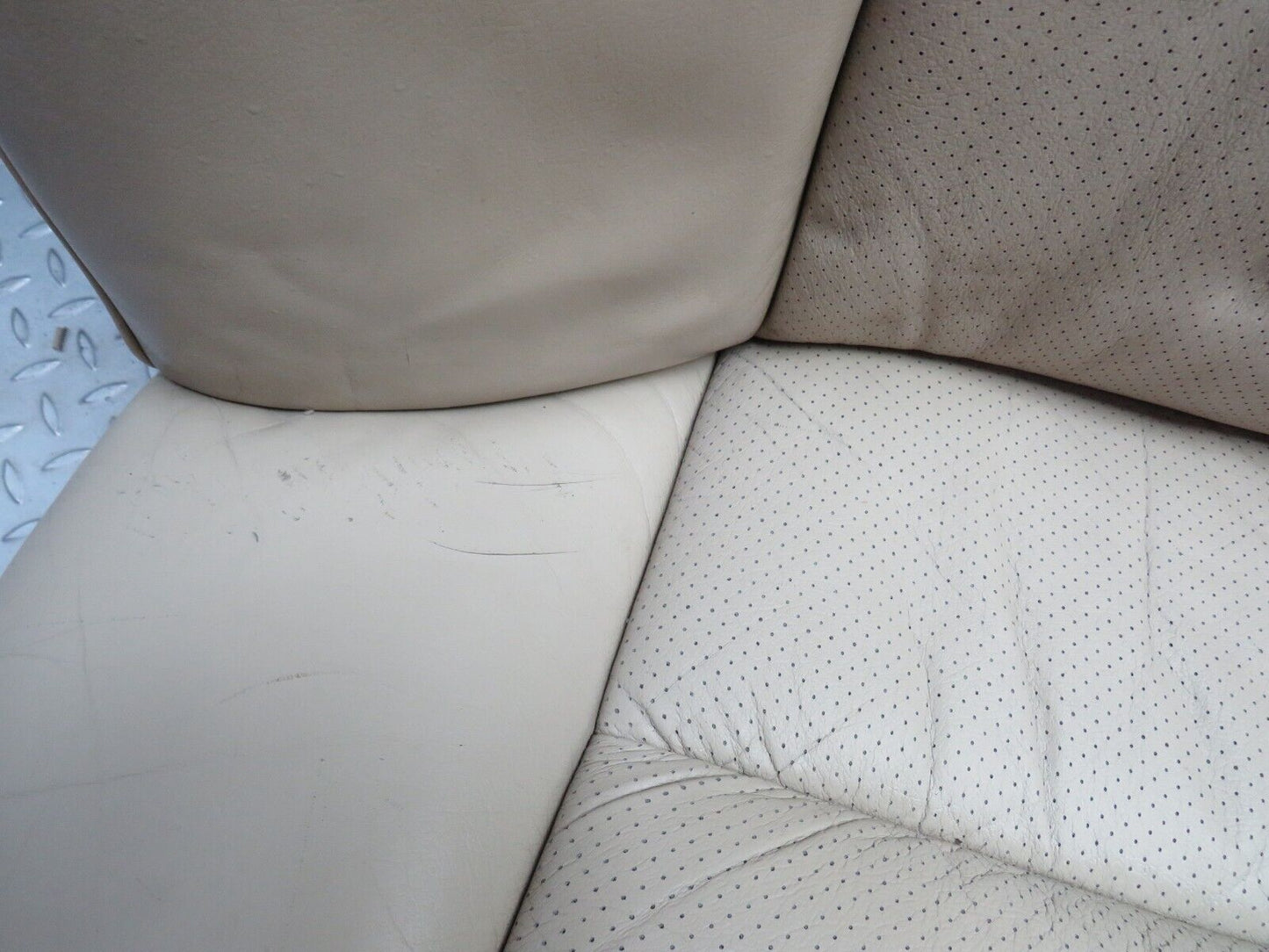 42910 Mercedes-Benz W201 Rear Seat Leather Beige