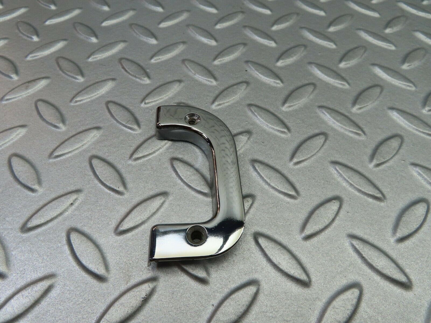 5840 Mercedes-Benz W123 200 Left Interior Chrome Door Latch Trim 1237230124