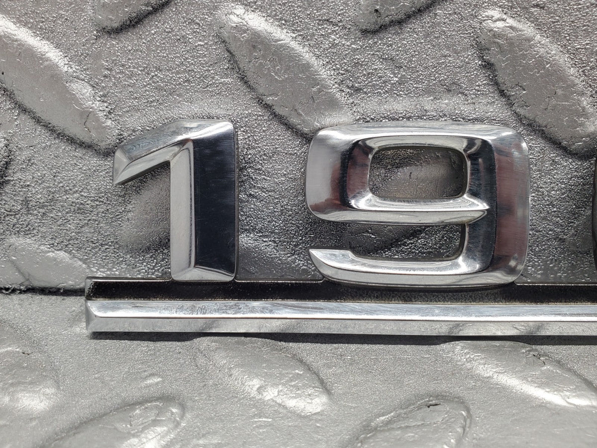 W201 Baby Benz trunk badge emblem used OEM