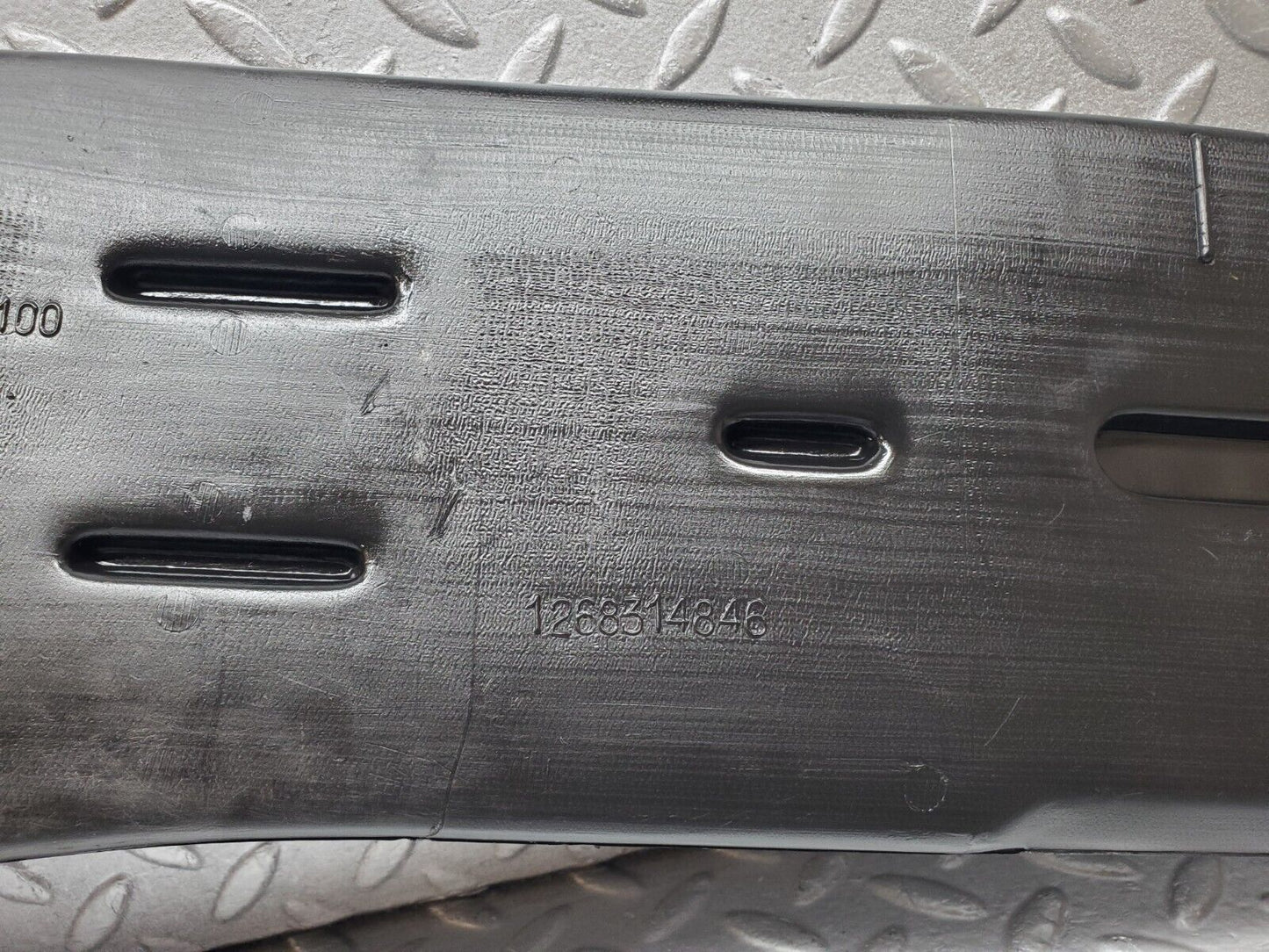 45625 Mercedes-Benz W126 420SE Air Duct Heater Ventilation Right 1268314846