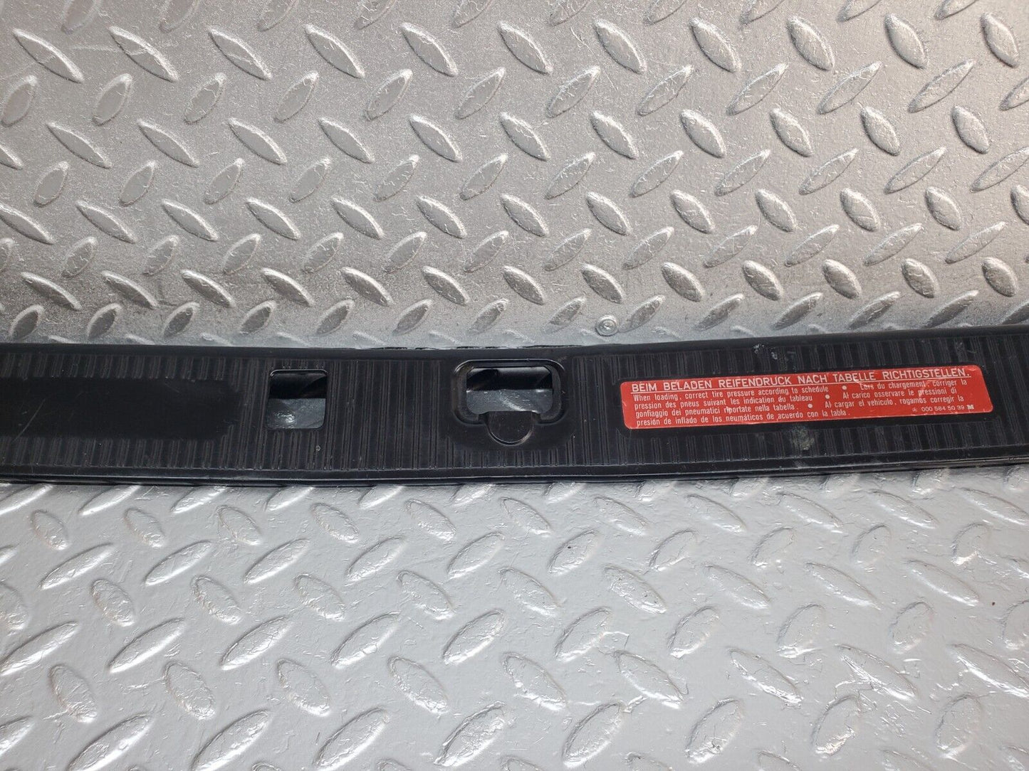 45701 Mercedes-Benz W126 420SE Trunk Boot Lock Cover 1266981189 0005845039