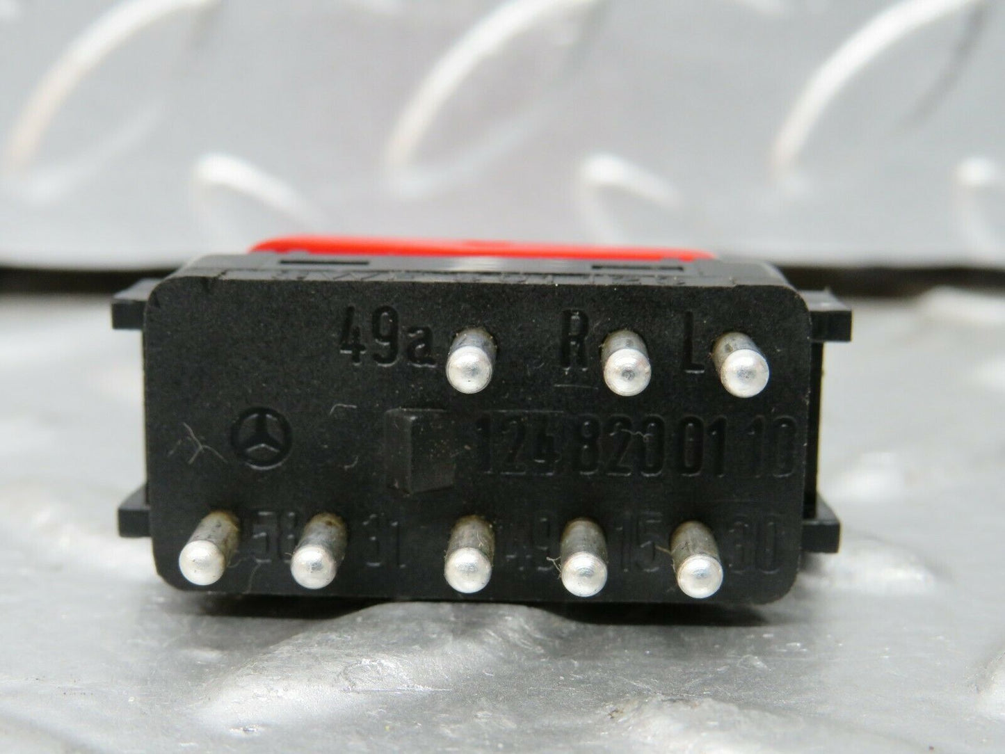 24294 Mercedes-Benz S124 220TE Wagon Hazard Warning Light Switch 1248200110
